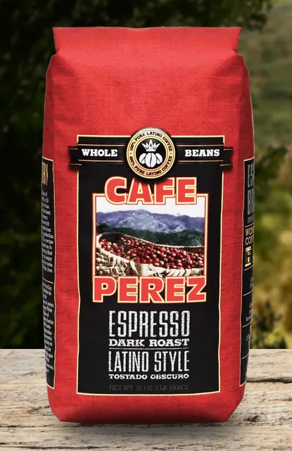 Cafe Perez Espresso - Whole Bean 2 lb. Bag