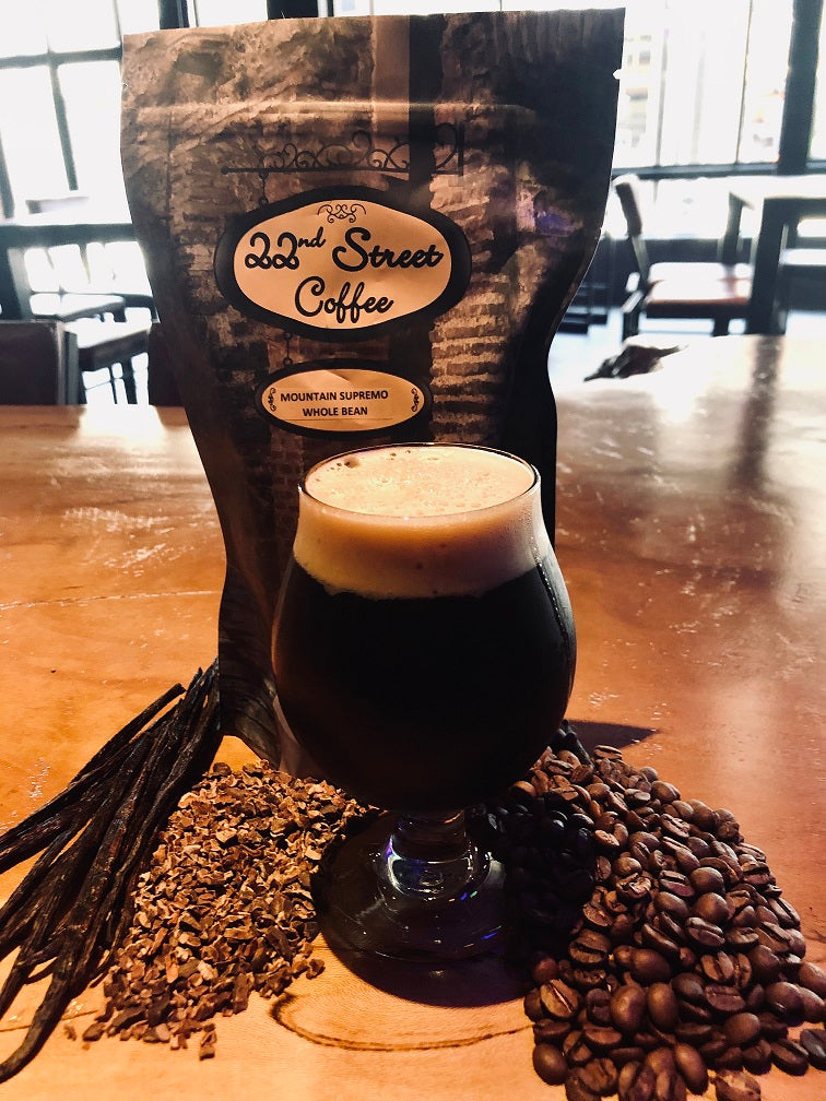 Introducing: ELECTRIC FUNERAL Craft Beer made with 22nd Street Coffee